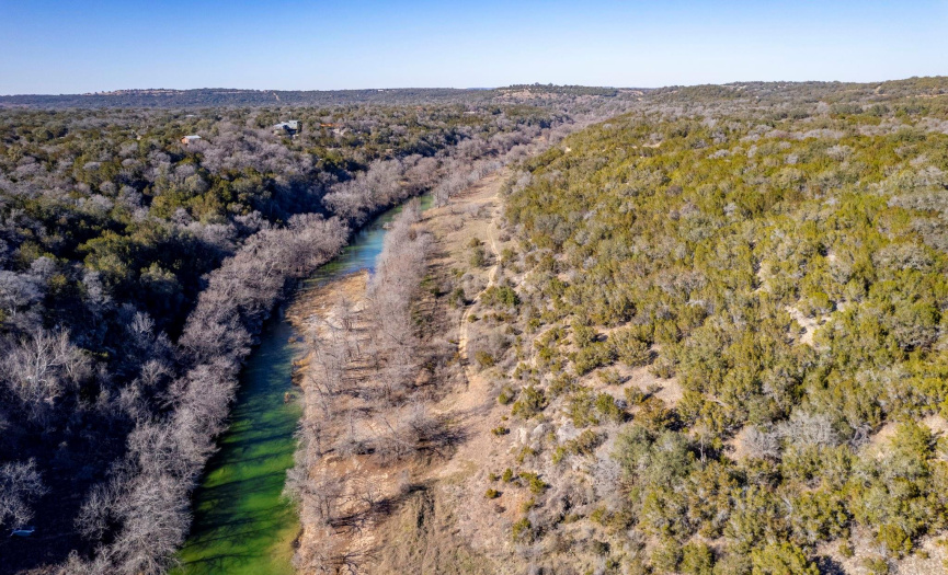 Enjoy private access to the breathtaking Pedernales River.