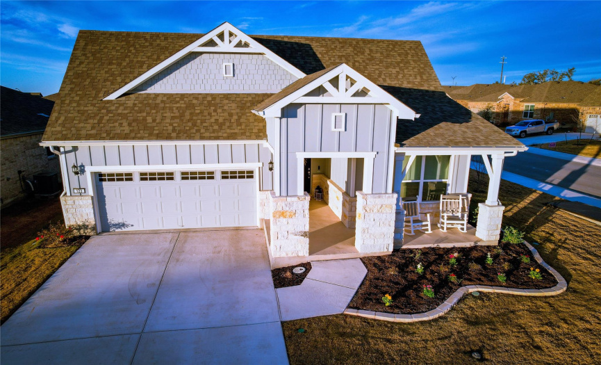 The morning sun will brighten your day at 123 Striker Ln!