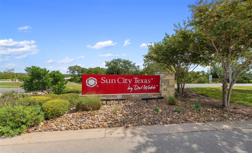 Sun City, Texas, a Del Webb community with so many amenities