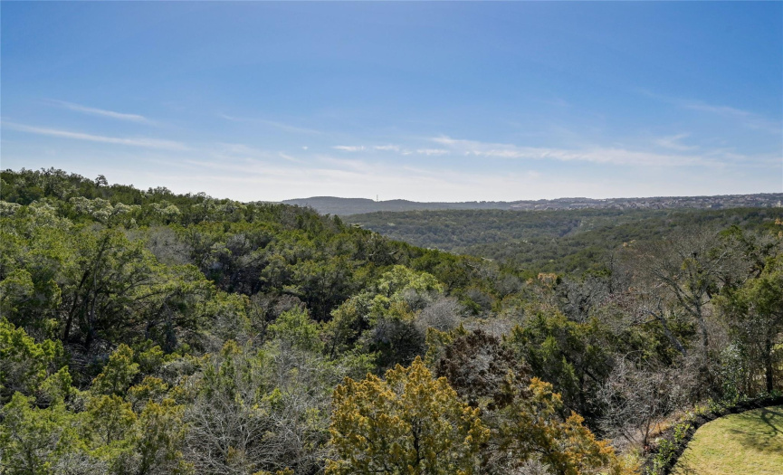 View overlooking the Balcones Canyonland Preserve
