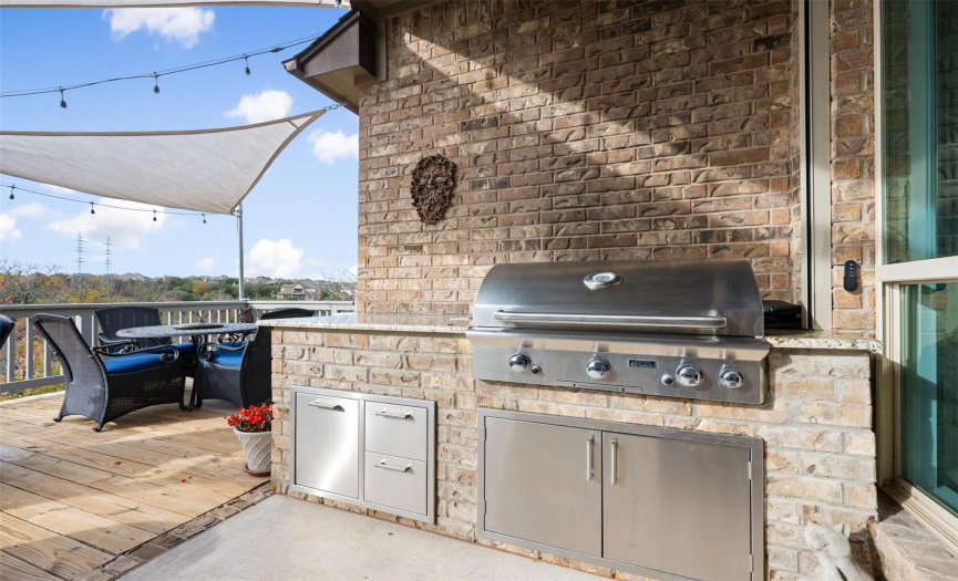 Super built-in gas grill 