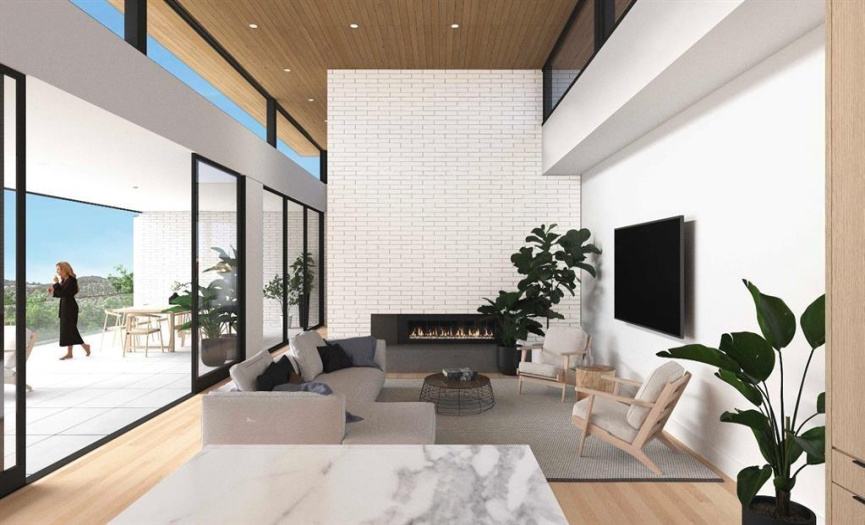 Living room rendering
