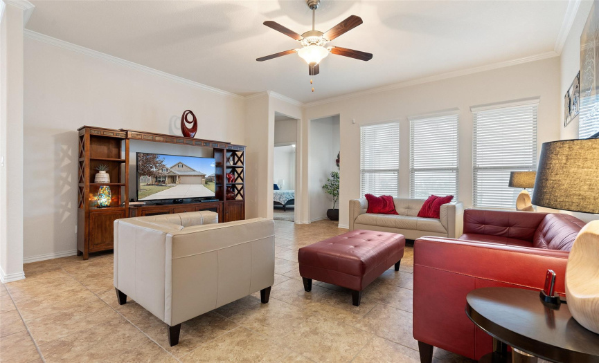 You’ll love the spacious living room, high ceilings, and large windows this home has to offer.