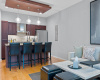 Open-concept floor plan connects the kitchen and living, perfect for entertaining family and friends.