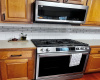 New appliances: gas stove, microwave and dishwasher