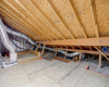 Walk-in attic with floor joists. Could be finished out!
