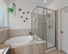 Primary bath separate shower / tub 