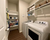 Laundry room.  Look at that extra storage!