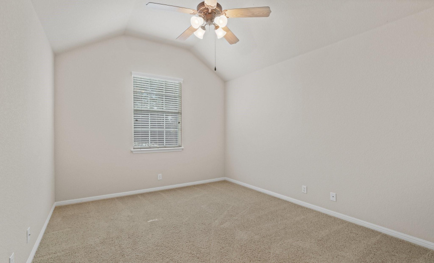 All three upstairs bedrooms are sizable.