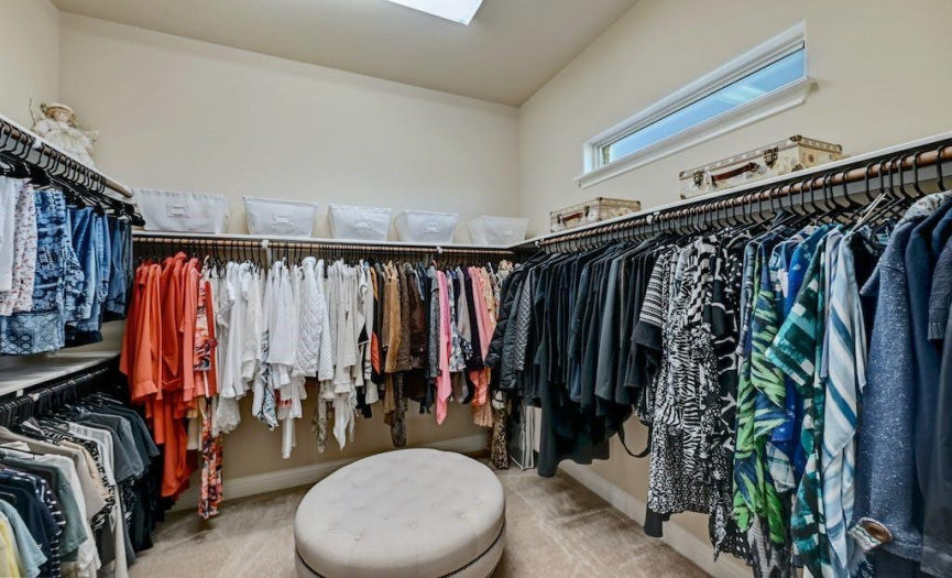 This is one of the closets in the main bathroom ~ Plenty of Space!