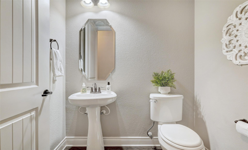 Powder Room for Guests.