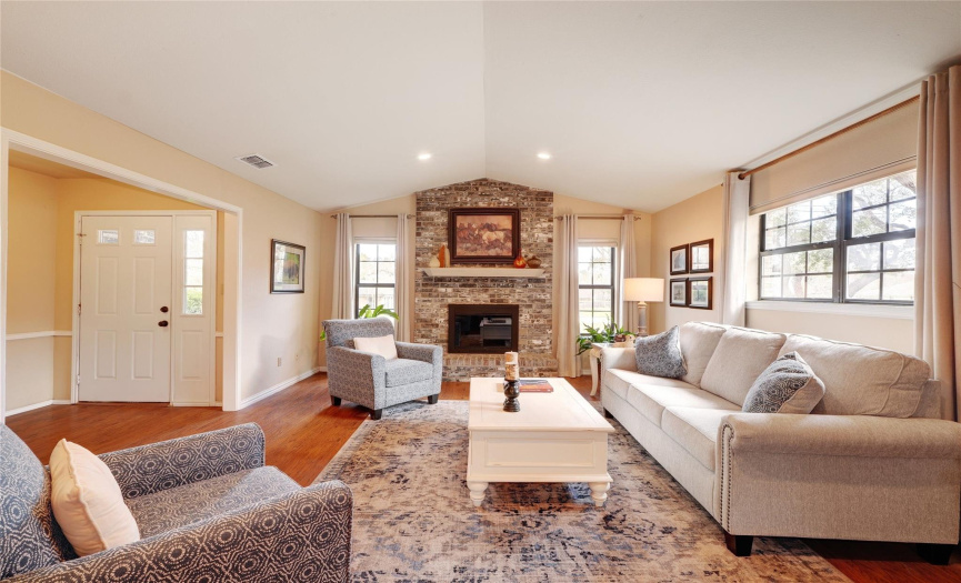 Formal living area provides abundant windows and lots of natural light.