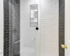 Look at this!  Luxe designer treatment for a gem of a shower.