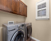 Laundry room with extra storage-and sink