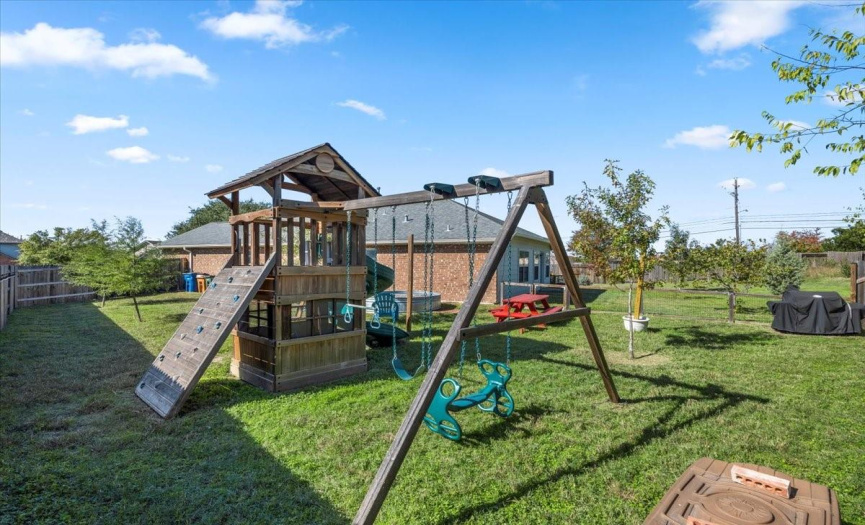 Playscape conveys with home.