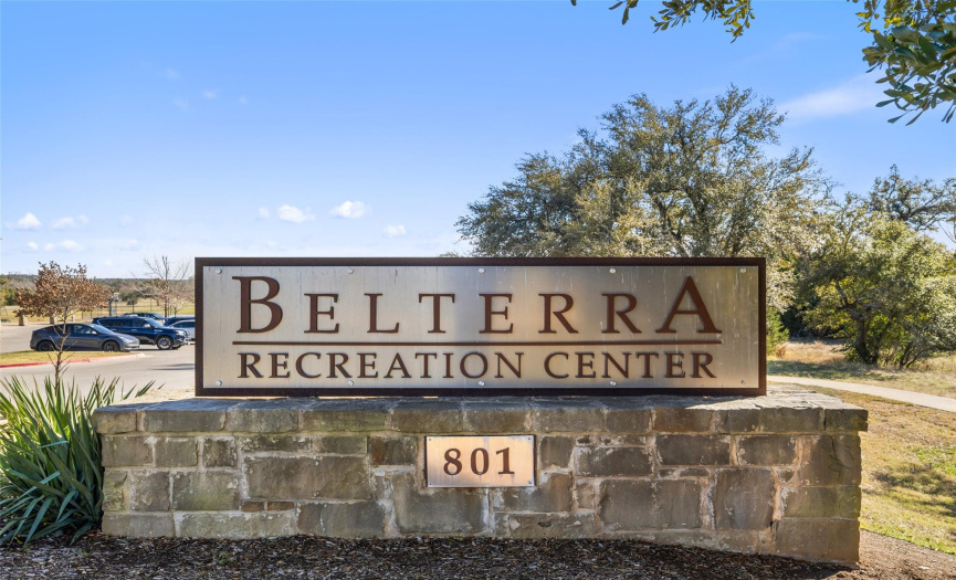 Belterra a master planned community featuring tons of amenities and it's own elementary school 
