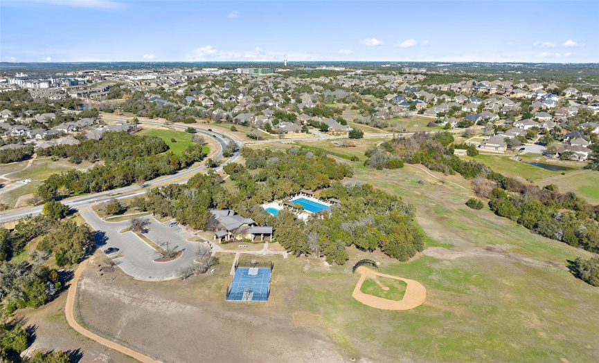 Baseball diamond  - sport courts - amenity center- pools and more!