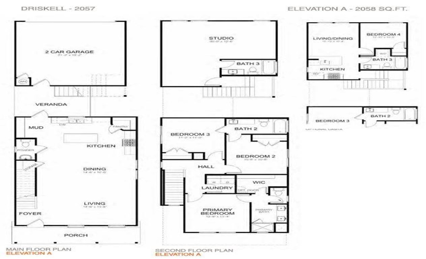 Floorplan - Photo is a Rendering.  Please contact On-Site for any questions or information.