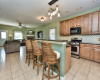 Great kitchen that is open to living room making this an ideal open floorplan.