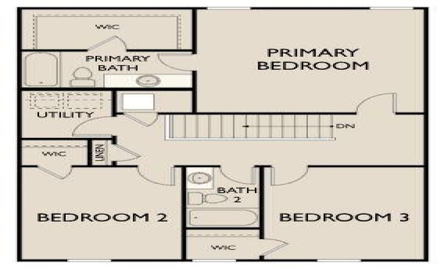 2nd Floorplan -Photo is a Rendering.  Please contact On-Site for any questions or information.