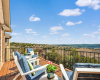 Panoramic views from the back deck looking over the Austin Hill Country.