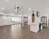 Open floorplan - kitchen, dining and living room