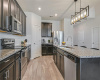 Stainless steel appliances, task lighting, ample cabinet/drawer space for all those must have 