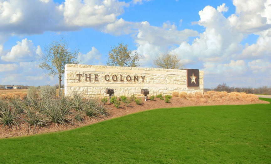 Welcome the beautiful community of The Colony