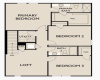 2nd Floorplan -Photo is a Rendering.  Please contact On-Site for any questions or information.