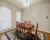 Love to entertain? Check out this dining room! This room has plenty of space for large gatherings.