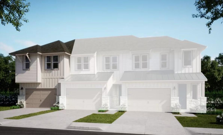 Landsea Homes, Barnett elevation, rendering 