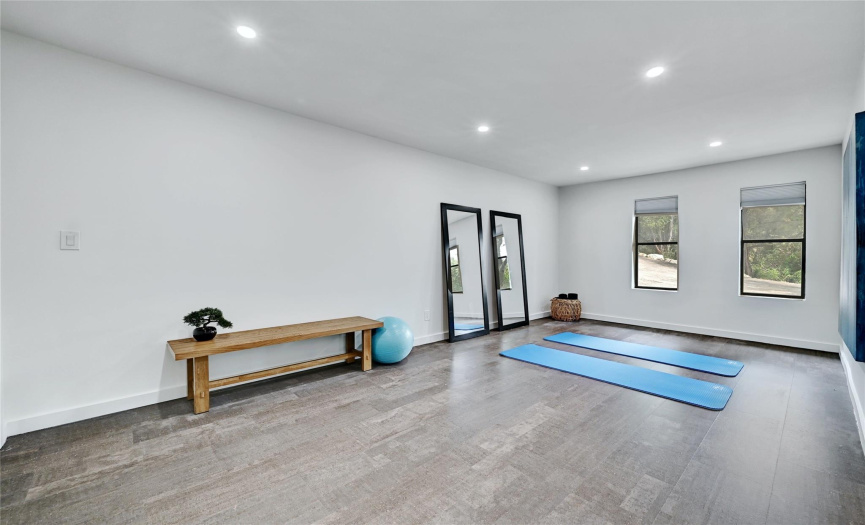Past the laundry room is an oversized bonus room - ideal for an exercise room, craft room, etc.