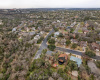 Aerial view of greenspace surrounding the home