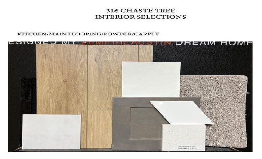 Kitchen/Main Flooring/Powder/Carpet Design Selections