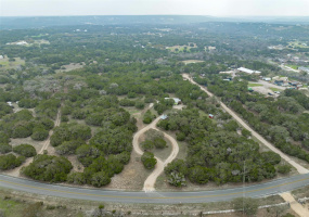 Aerial view of five acres