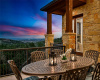 Enjoy relaxing evenings on this covered patio