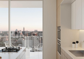 LIMITED RESIDENCES. A limited collection of only 117 downtown residences. Seven (7) Residences per floor and five (5) two-story penthouse on Levels 27-28. 