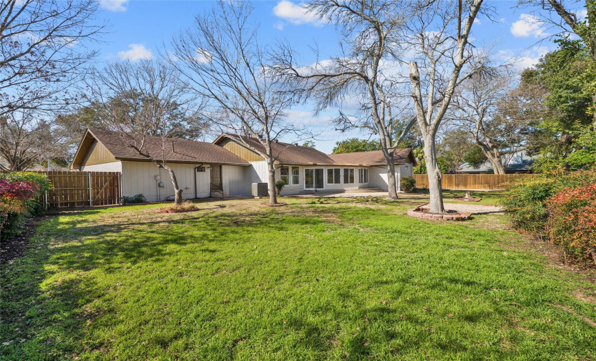 The home has a very large backyard with a ton of space and endless possibilities on how to use it! The lot is over a third of an acre according to the tax records!