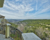 Views of the hill country and Lake Austin.