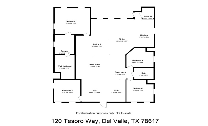 120 Tesoro WAY, Del Valle, Texas 78617, 4 Bedrooms Bedrooms, ,2 BathroomsBathrooms,Residential,For Sale,Tesoro,ACT1868039