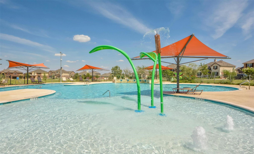 Fun for all ages with a splash pad for the little ones. 