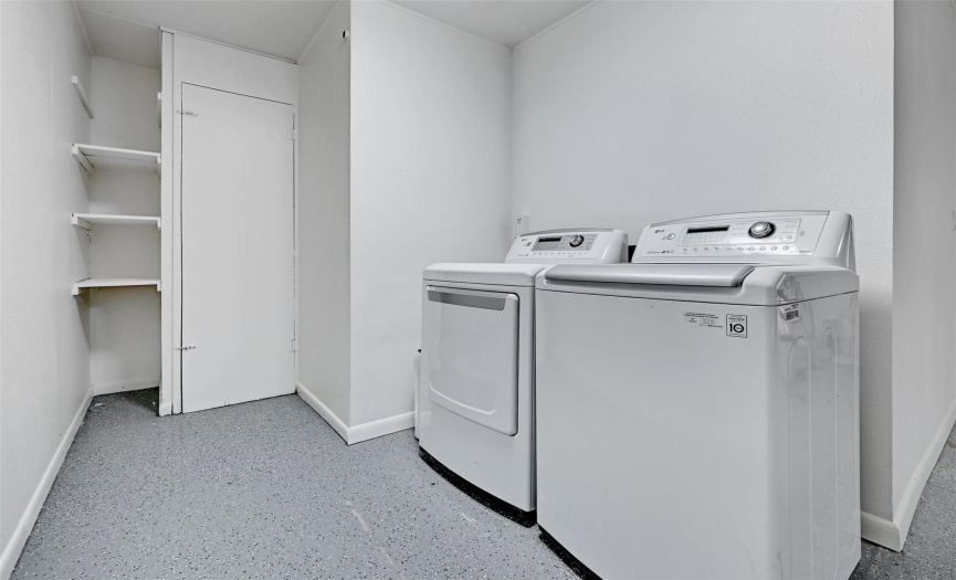 wash and dryer are part of appliance package