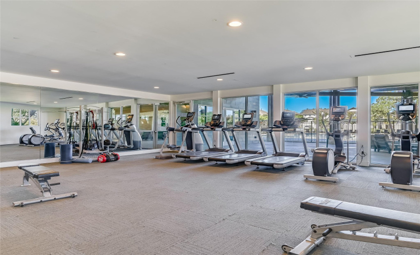 Cancel that expensive health club membership and take full advantage of this Fitness Center located in the Larkspur neighborhood.