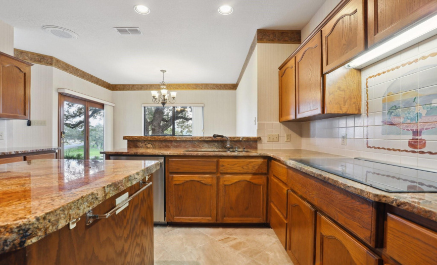 Tons of Countertop space for all your cooking needs