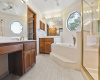2nd Floor Primary Bathroom with Dual Vanity and stand alone Shower and Bathtub