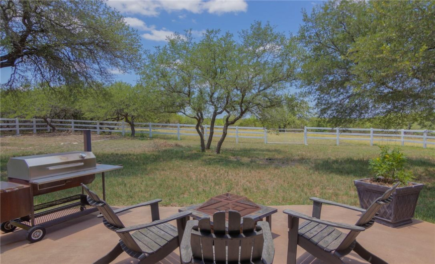 Watch the horses frolic in the 1.2 acre pasture behind the house