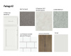 Color selections for actual home, under construction 