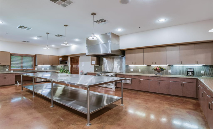 This kitchen has hosted lots of fun events.