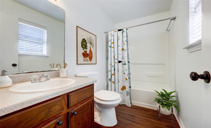 Primary Bathroom (Virtually Staged