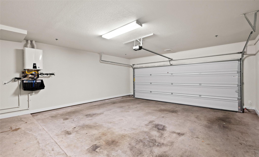 No stressing over uncovered parking or street parking when you can pull into your own attached two car garage.